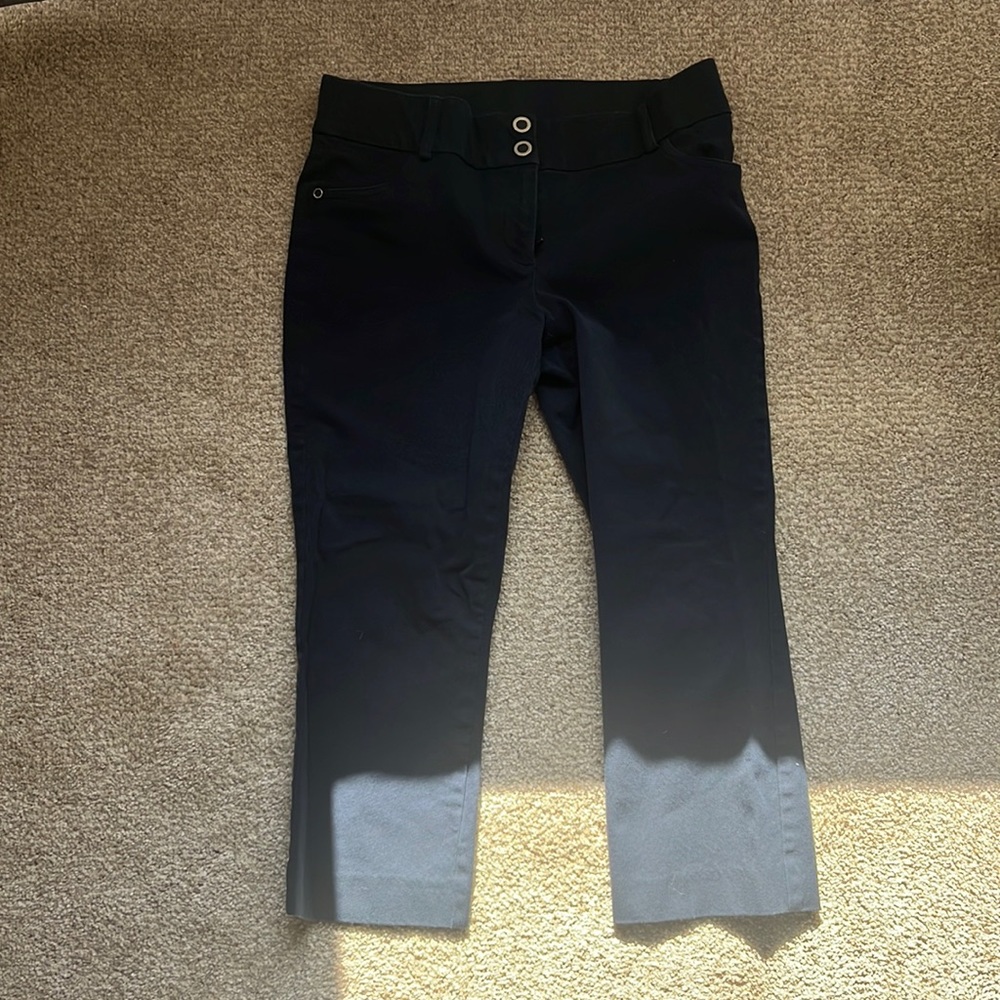 Alfani - 4 Petite - Navy Blue - Dress Capri